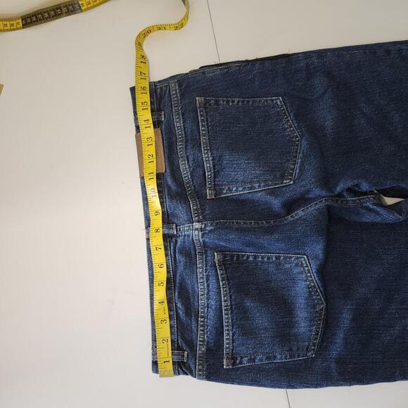 Lauren Jeans Co. by Ralph Lauren Women's Size 8 Dark Blue Bootcut Jeans - Picture 9 of 10